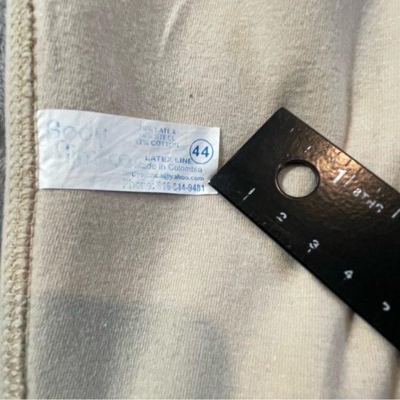 Body Slim-ca Nude Corset Waist Slimmer Faja Latex Lined Shapewear Size 44 - Picture 5 of 8